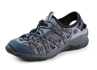 ELENA EDEN sandaal met textielrand 