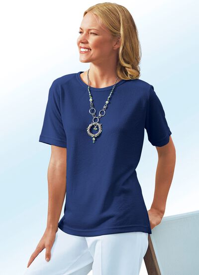 Shirt in 13 kleuren met korte mouwen 