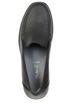 Waldl&auml;ufer, comfortabele damespantoffels, breedte H, met uitneembaar voetbed SCHWARZ