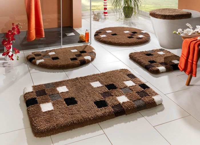 Badkamerset met latex, antislip achterkant 