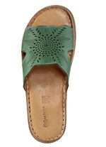 Gemini muiltjes van nappaleer met perforatie GROEN