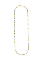 Hoogwaardige ketting in tweekleurig 