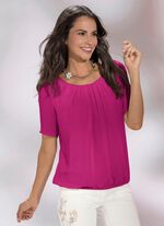 Tuniek in een 2-in-1-look FUCHSIA