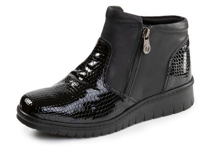 ELENA EDEN, comfortabele dameslaarzen, breedte H, met uitneembaar voetbed 