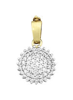 Edele hanger met 60 diamanten 