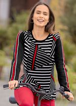 Trui met asymmetrisch patroon 