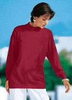 Fijn gebreide trui met scheerwol 