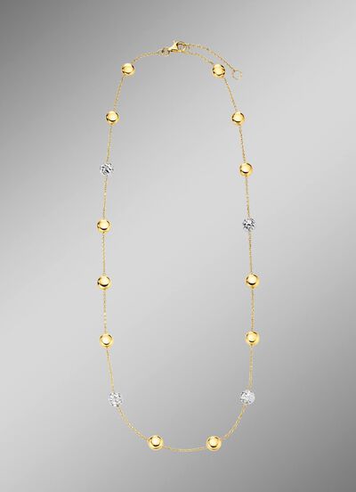 Prachtige ankerketting in twee kleuren 