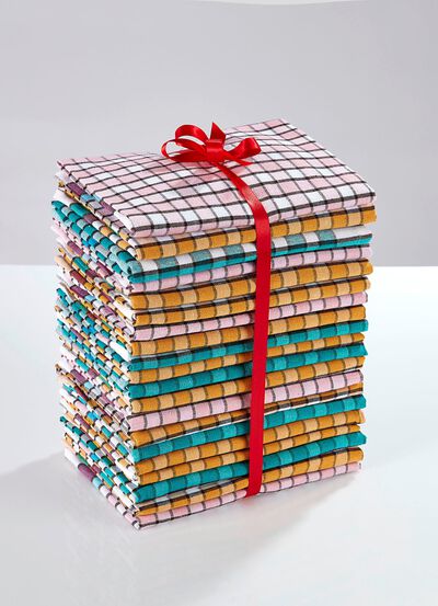 Theedoeken met hoog katoengehalte, 20 stuks 