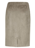 Rok in suède-look 