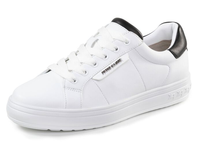 Peter Kaiser vetersneakers van nappaleer 