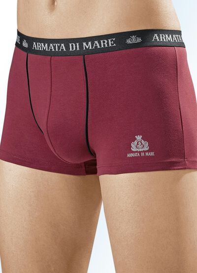 Set van vier broekjes van fijne jersey, met elastische tailleband 
