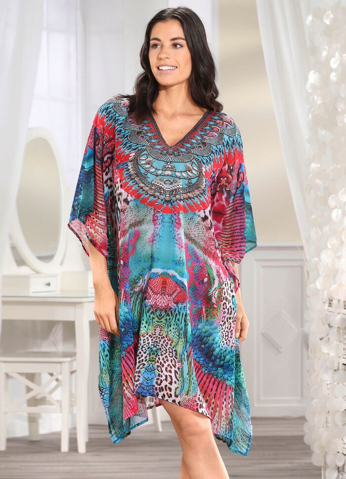 Sunflair tuniek, licht transparant 