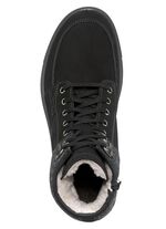 Veterlaars in modern design ZWART