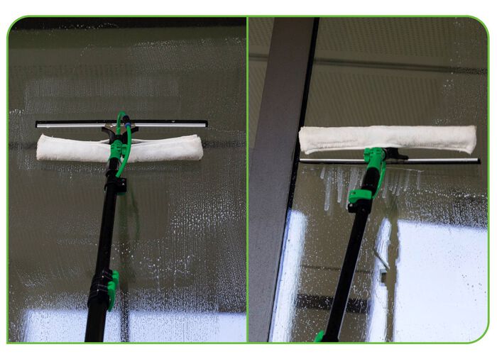 Hammersmith Aquaclean Deluxe 2-in-1 telescopische waterbezem 