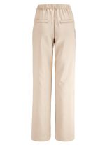 Broek met plooien in modieuze breedte 