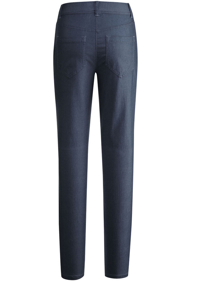 Broek in denimlook DUNKELBLAU