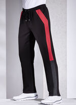 Casual broek met zijzakken 