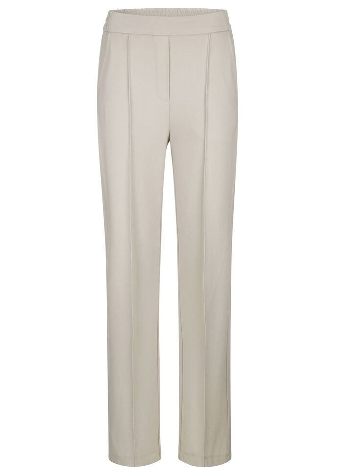Broek met geperste vouwen 
