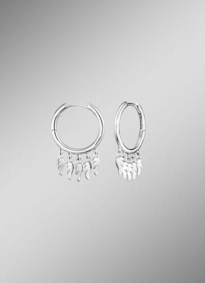 Oorringen met 5 vleugels 