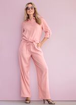 Blouse met overhemdkraag 