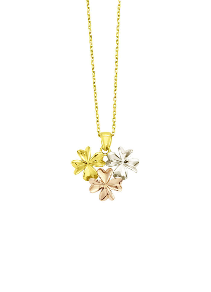 Driekleurige hanger met ankerketting 
