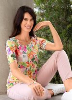 Shirt met all-over print 