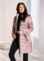 Korte jas met afneembare capuchon 