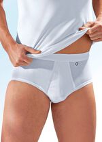 Pfeilring driepack slips van fijne jersey, wit 