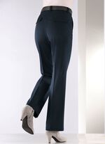 Broek met elastische inzetstukken aan de achterkant 