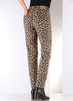 Broek met trendy luipaardprint 