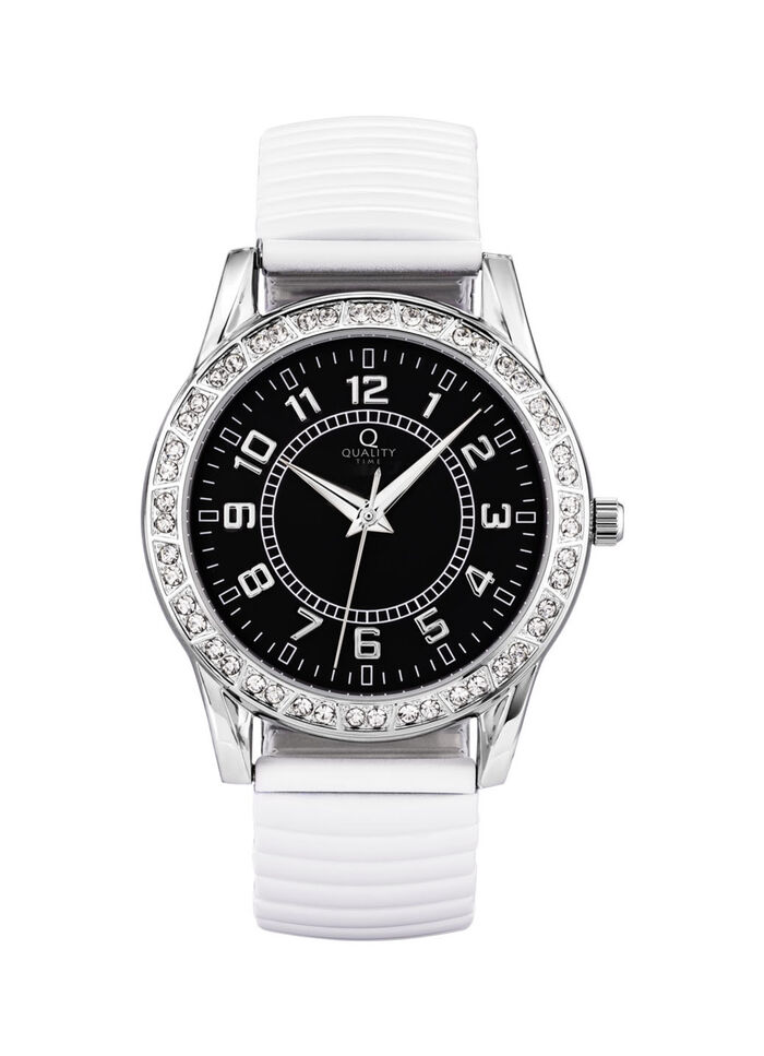 Modern quartz dameshorloge met trekkoord 