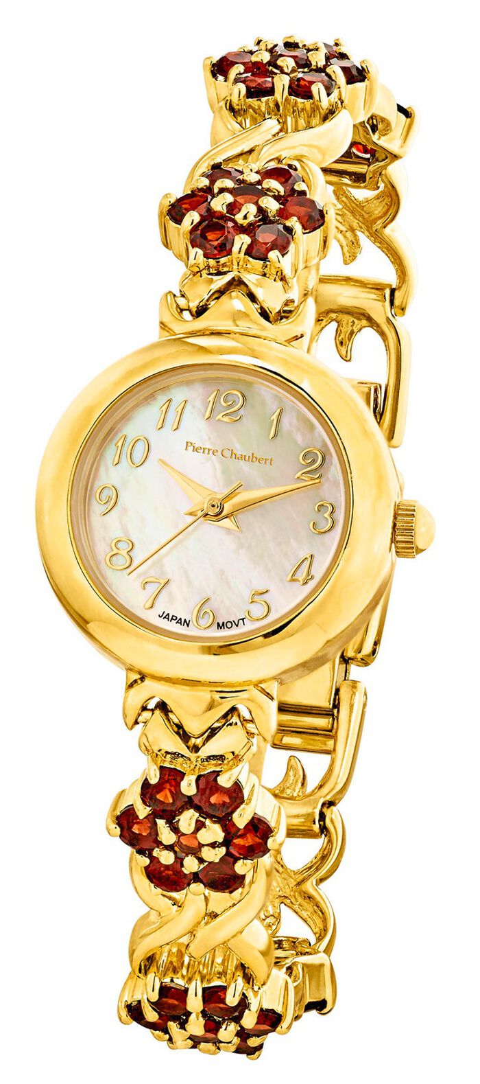 Opvallend kwarts dameshorloge van Pierre Chaubert 