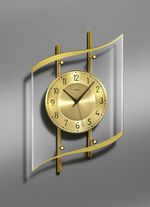 Radiografische wandklok GOUD