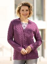Cardigan met decoratieve structuur 
