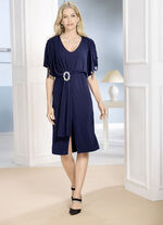 Jurk met decoratieve sluiting 