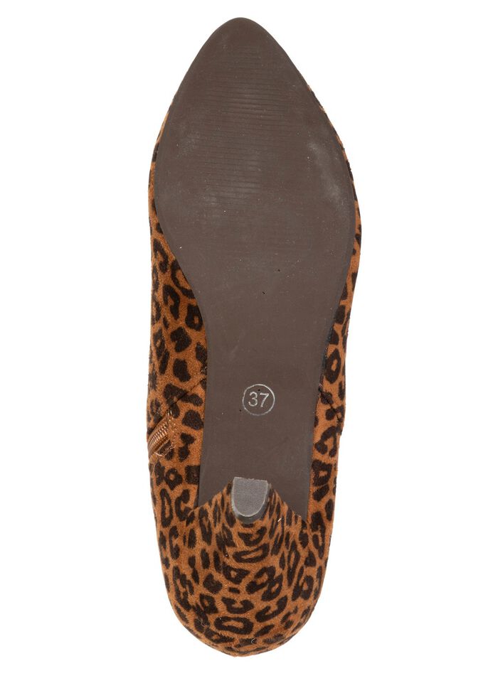 Andrea Conti, trendy dames enkellaarsjes, met rits BRUIN-ZWART