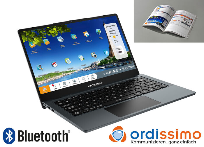 Ordissimo Agathe 4-laptop met eenvoudig te gebruiken besturingssysteem 