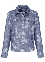 Denim jasje met knoopsluiting 