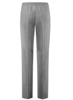 Broek met elastische tailleband aan de achterkant LICHTGRIJS MOTIEF