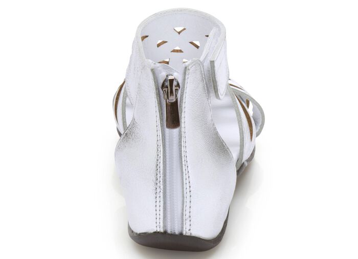 Andrea Conti, modieuze damessandalen, gemaakt van leer 