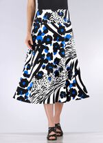 Rok met een flatterende, brede pas 