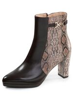 Peter Kaiser, trendy dames enkellaarsjes, met rits TAUPE-MOKKA