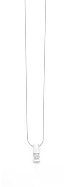 Elegante hanger in witgoud met diamant 