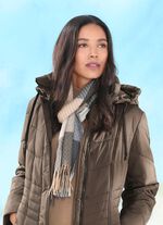 Sjaal met ruitdessin 