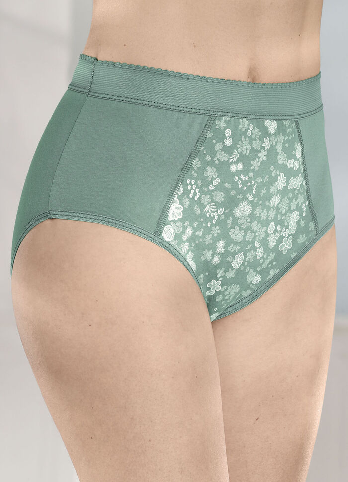 Vijfpack corrigerende slips met verstevigde buikzone 