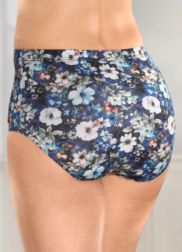 Laurina drie-pack slip met elastische tailleband 