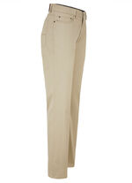 Zomerse broek van &quot;Suprax&quot; met elastische tailleband in 3 kleuren BEIGE