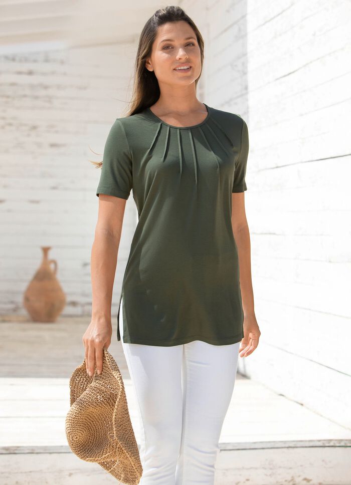 Overhemdtuniek OLIJFGROEN