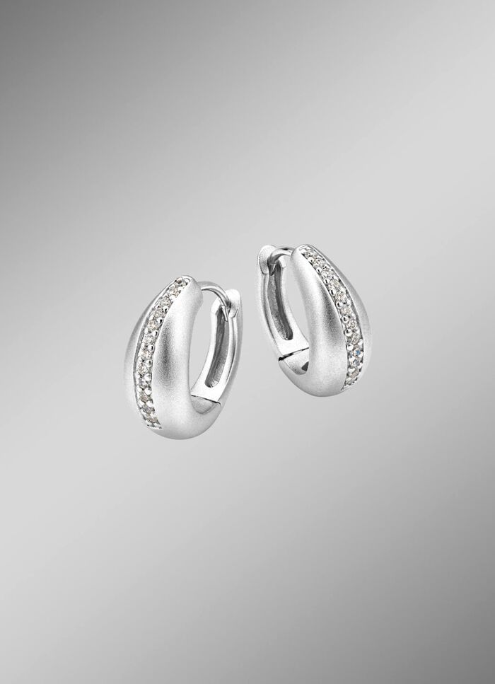 Oorringen zilver 925/- 